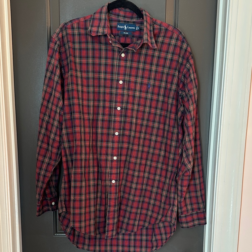 Ralph Lauren Blake Button Down Size Medium - image 1